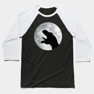 T rex moon Baseball T-Shirt